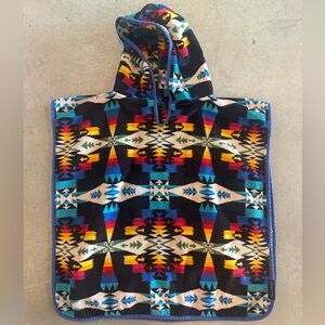 Pendleton little kids hooded towel poncho